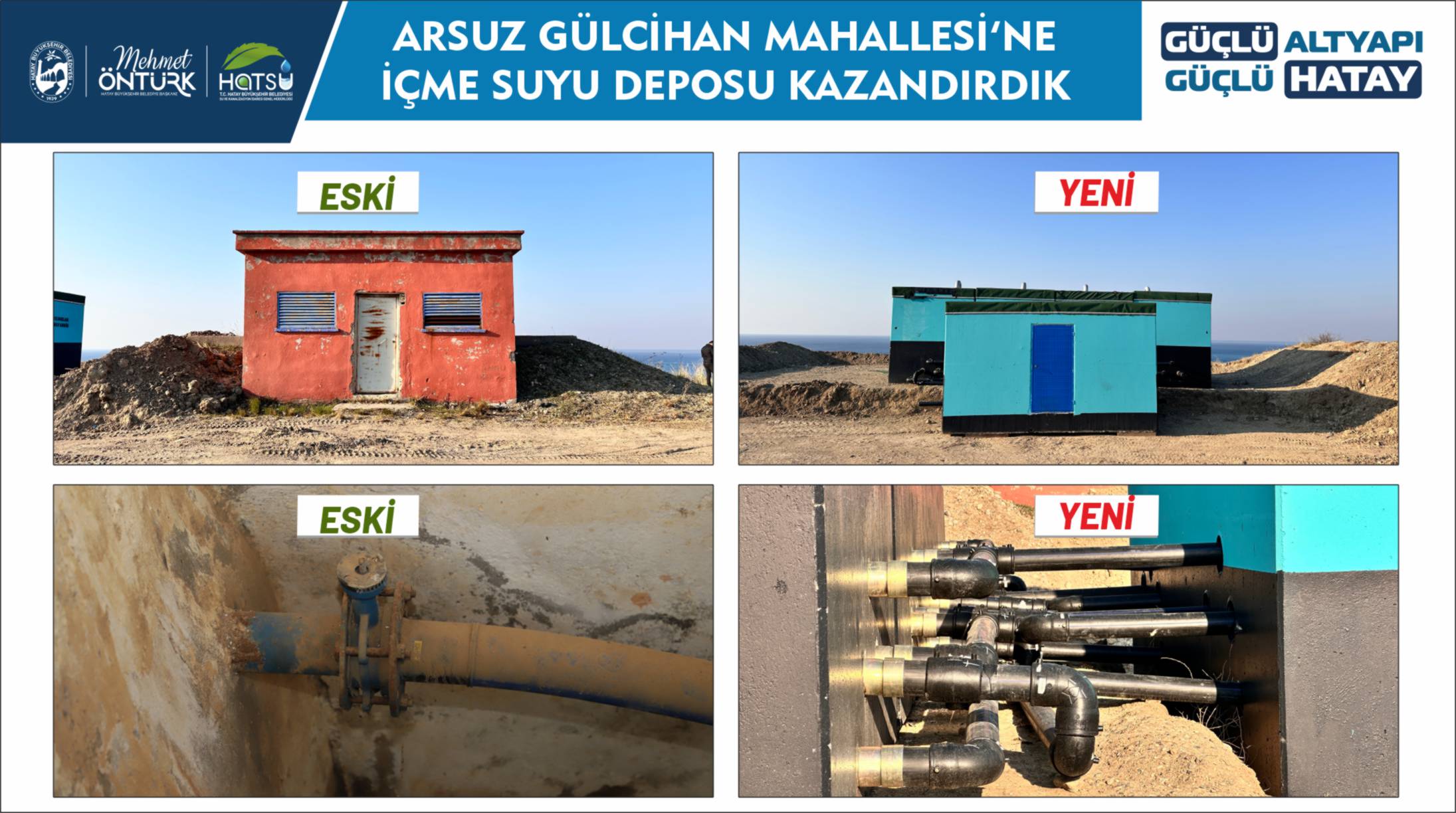 Arsuz Gülcihan İçme Suyu Deposu Projesi