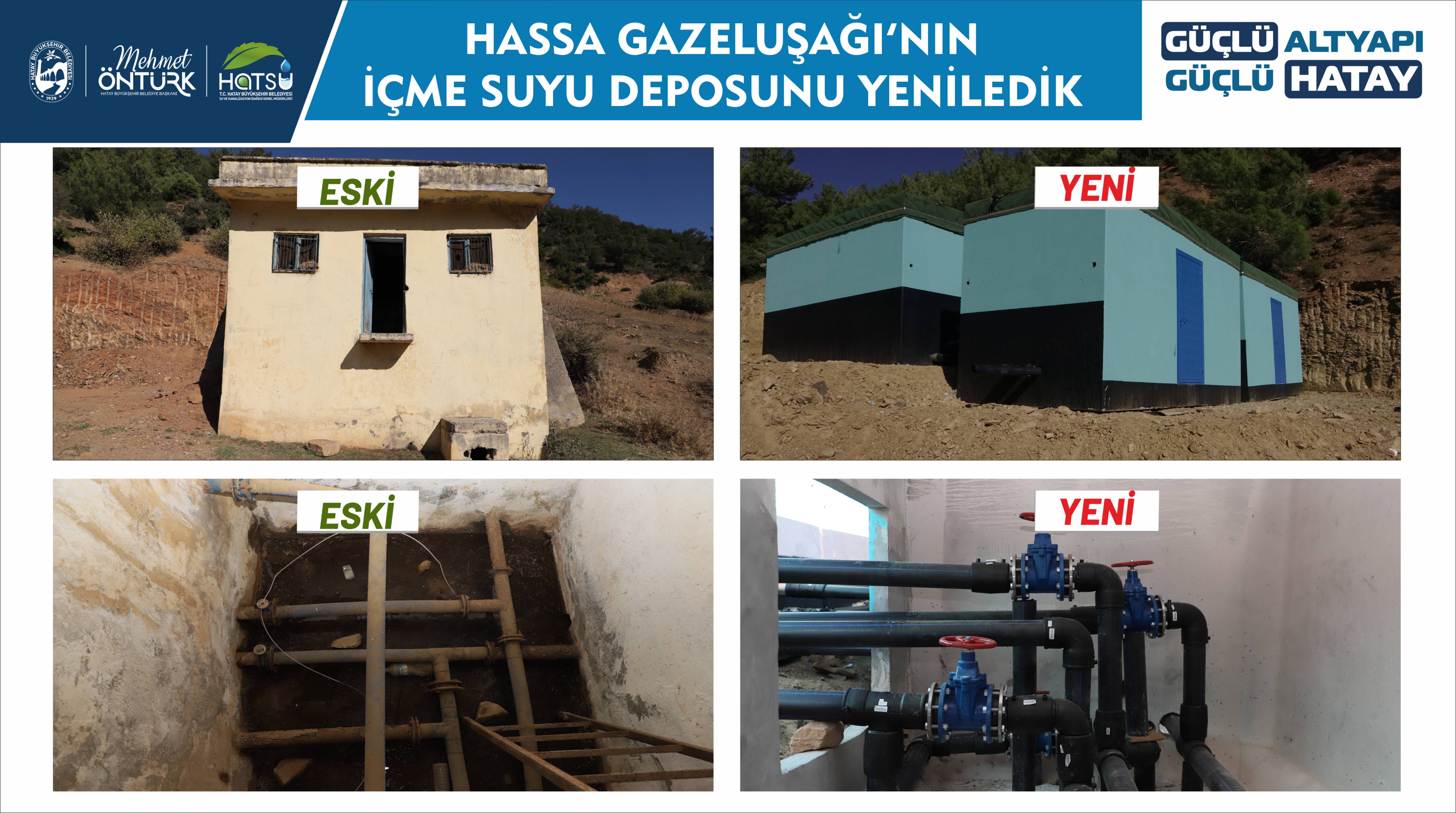 Hassa Gazeluşağı Yeni İçme Suyu Deposu