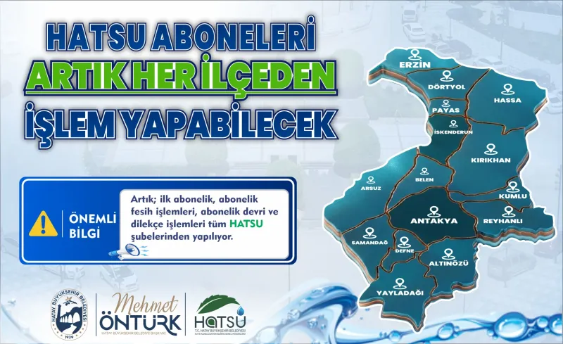 HATSU ABONELERİ ARTIK HER İLÇEDEN İŞLEM YAPABİLECEK